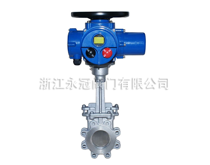 電動不銹鋼刀閘閥PZ973H